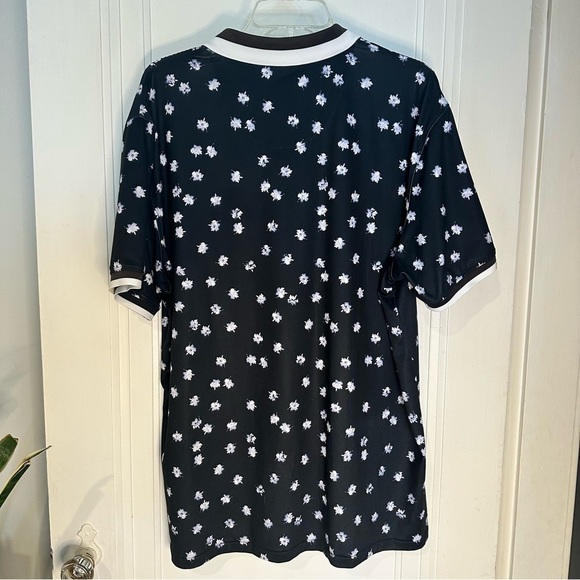 G/fore Limited Edition Country Club Misfit Polo Sketch Shirt sz X Black White - Picture 7 of 10